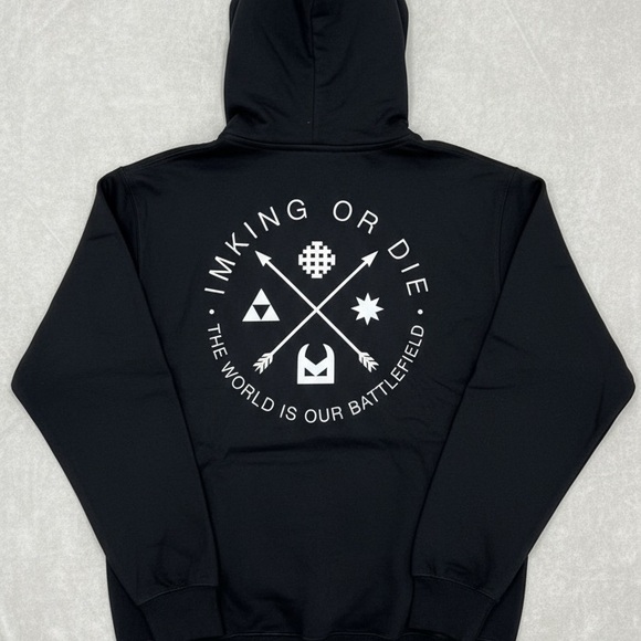 Black Hoodie Size XL IMKING - Picture 6 of 7